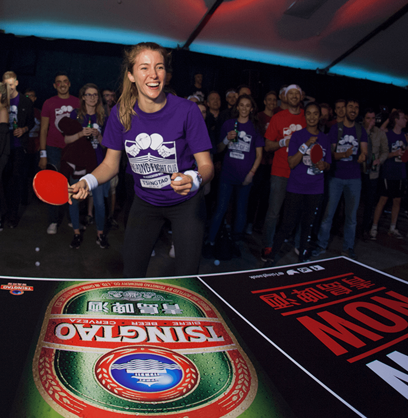 Ping Pong Fight Club night