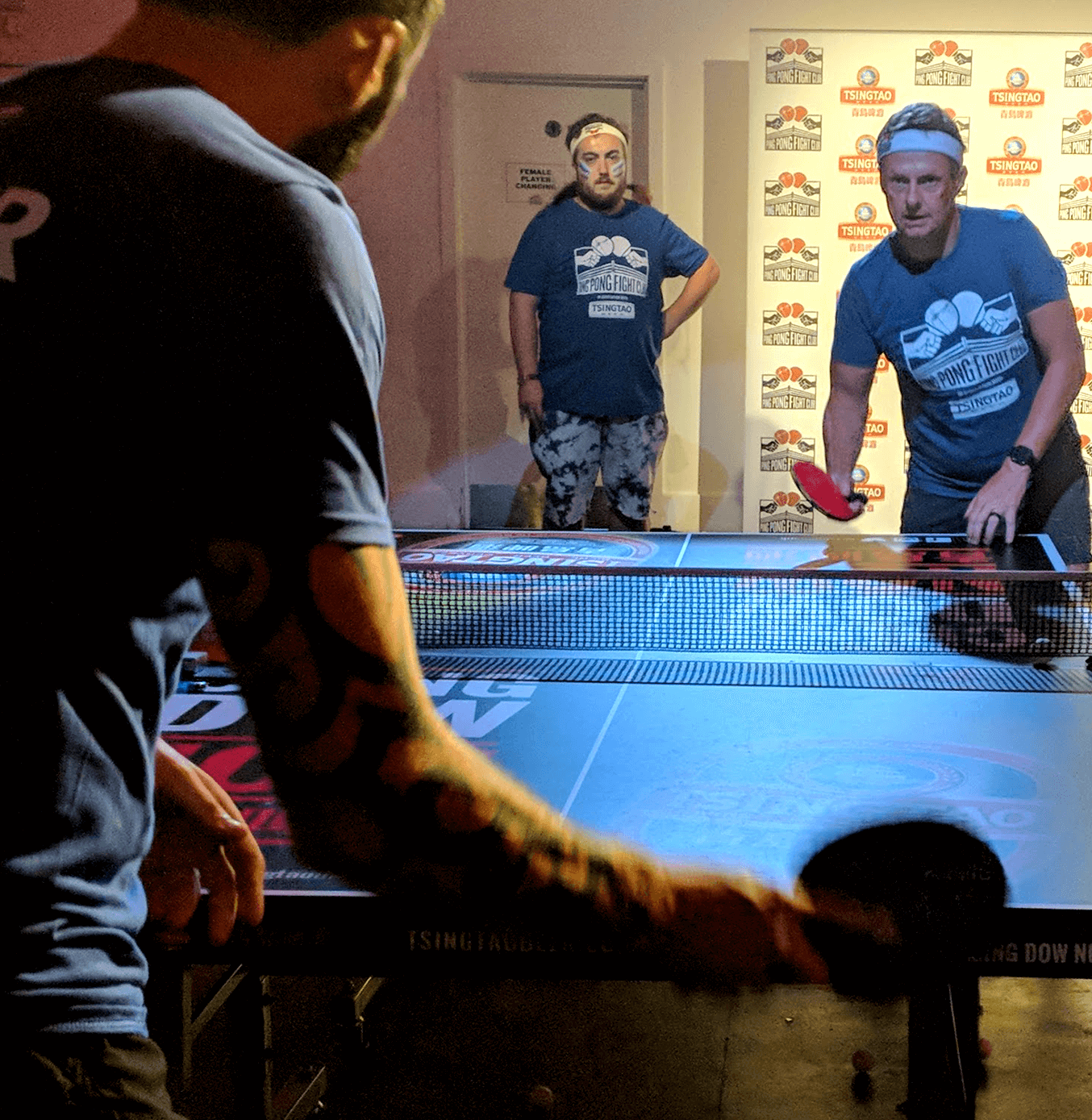 Ping Pong Fight Club night