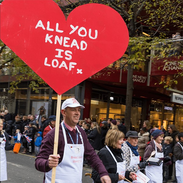All you knead is loaf London Mayors Parade