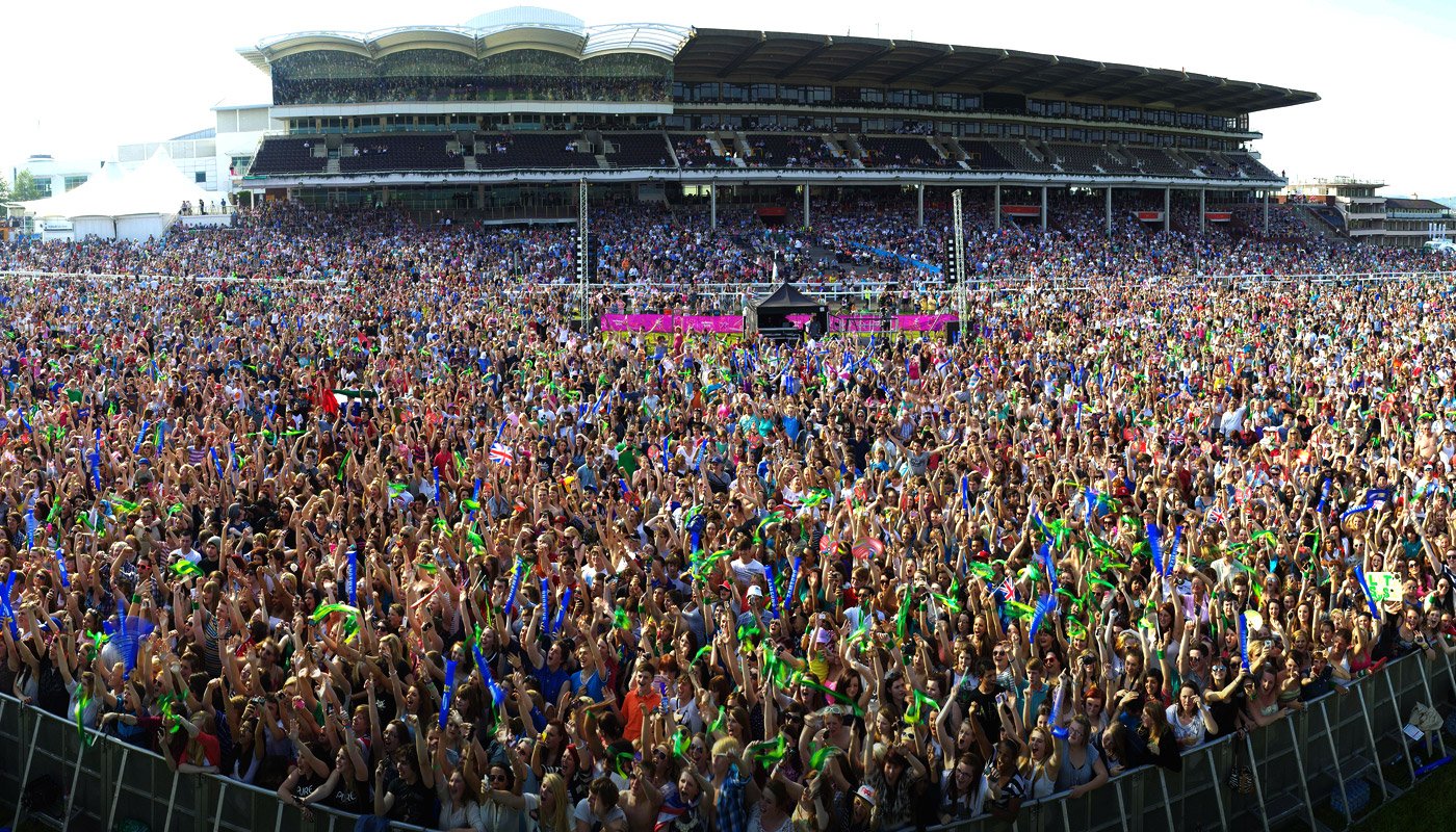 The crowd at Cheltenham